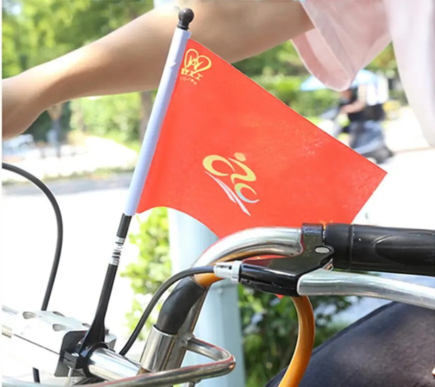Asta de bandera de bicicleta