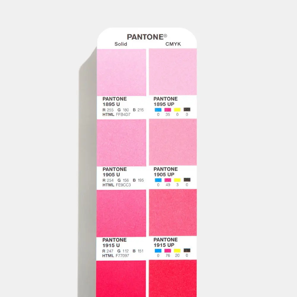 Tarjeta recubierta con puente de color Pantone
