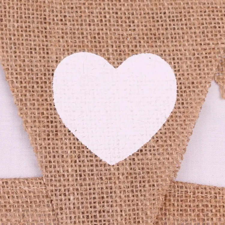 Bandera del corazón del empavesado de cáñamo
